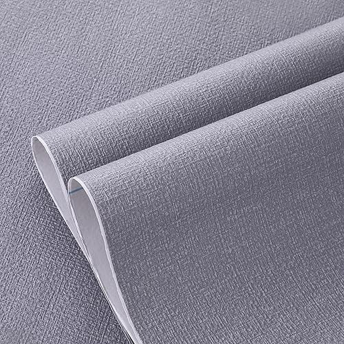Papel tapiz de vinilo de 17.71 x 197 pulgadas, textura 3D táctil + visión, papel tapiz de vinilo blanco de PVC súper grueso, fácil de instalar y