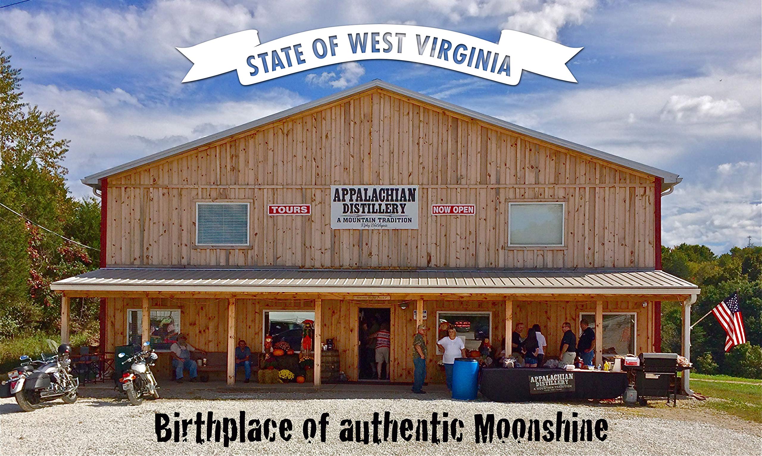 Appalachian Moonshine - Paw Paw. 35% Vol. - Echter handgefertigter Moonshine Whiskey aus West Virginia, USA.