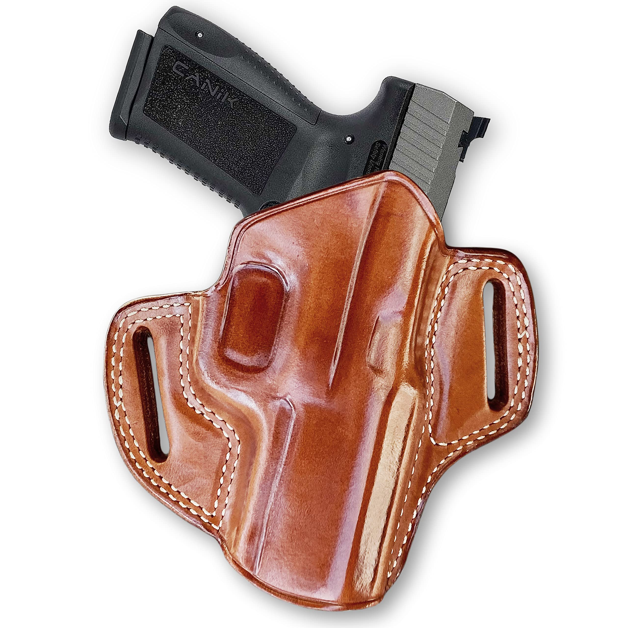 Amazon.com : Masc Premium The Ultimate Leather Pancake OWB Belt