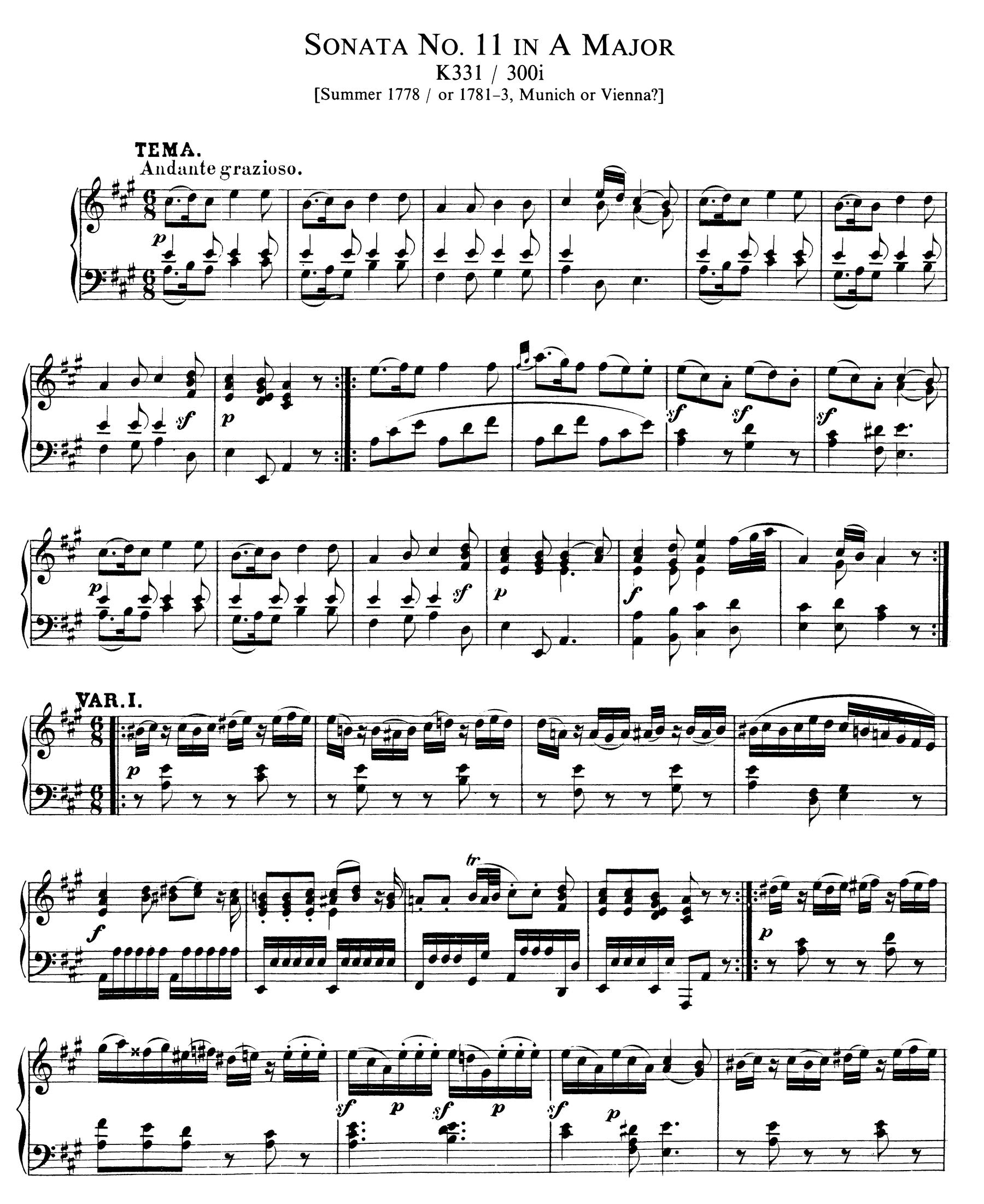 Sonates et Fantaisies - Piano