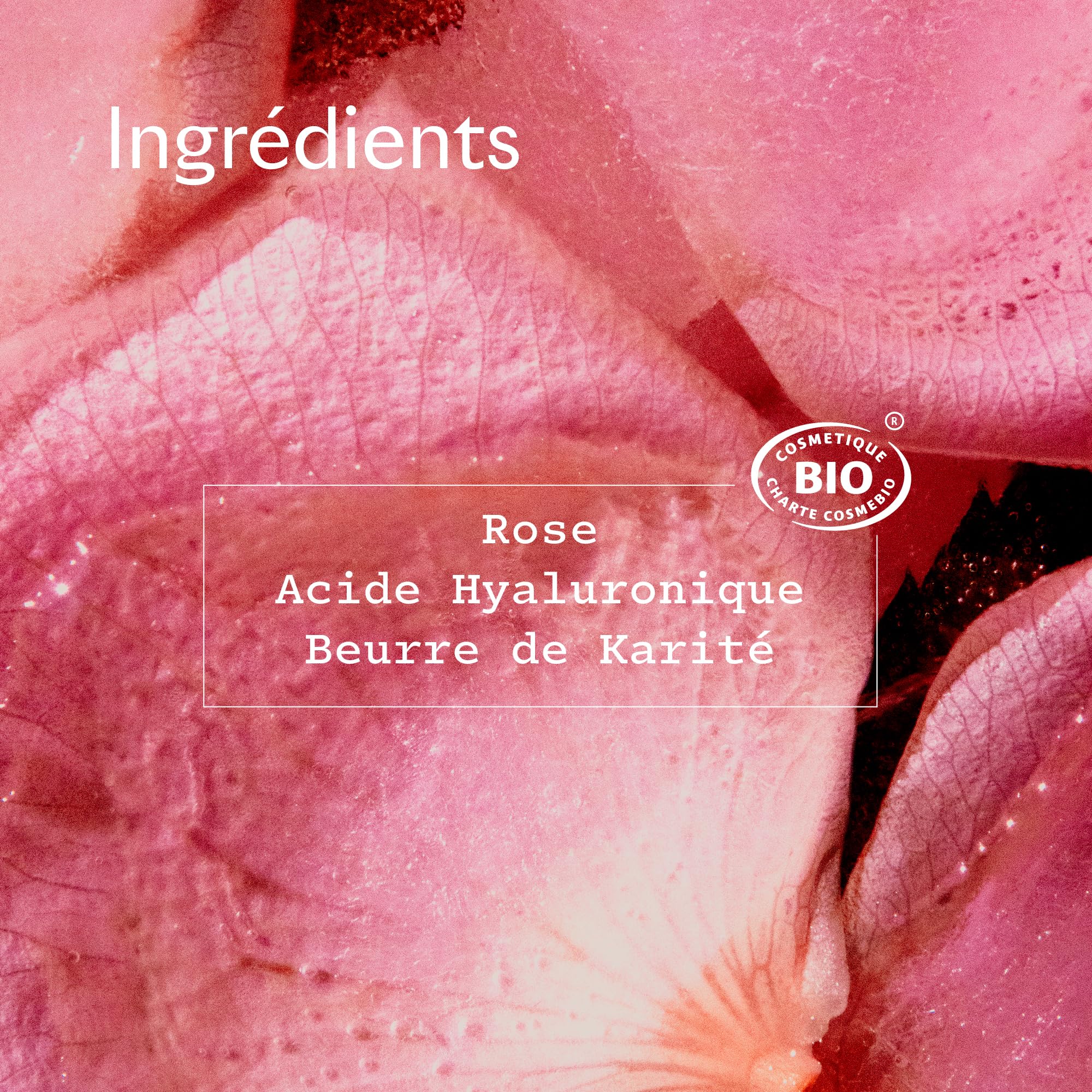 Sanoflore Rosa Fresca Baume Hydratation Intense 3‑en‑1 – Baume Gel Réparateur Nuit & Jour – Soin Visage Bio Vegan 98 % Naturel – 50 ml