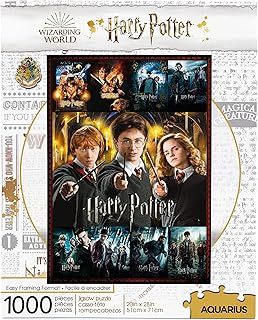 AQUARIUS Harry Potter Puzzle Movie Posters Collage (1000 Piece Jigsaw Puzzle) - Glare Free - Precision Fit - Officially Licensed HP Merchandise & Collectibles - 20x28 in