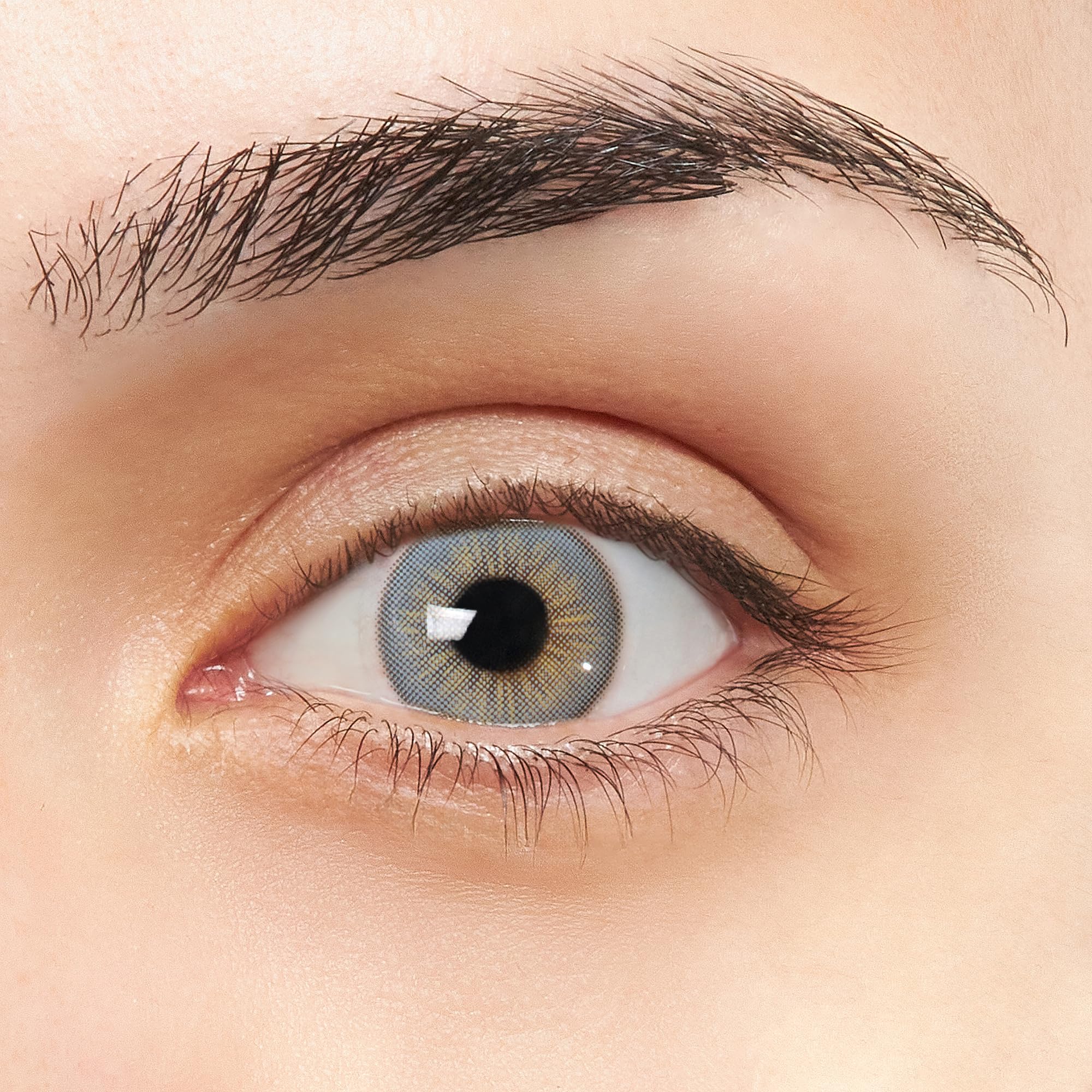 Alicante VIP Lentillas de Color azul con verde diseño super natural con aro de definición 2 Lentes de contacto anuales + portalentes + pinza + aplicador