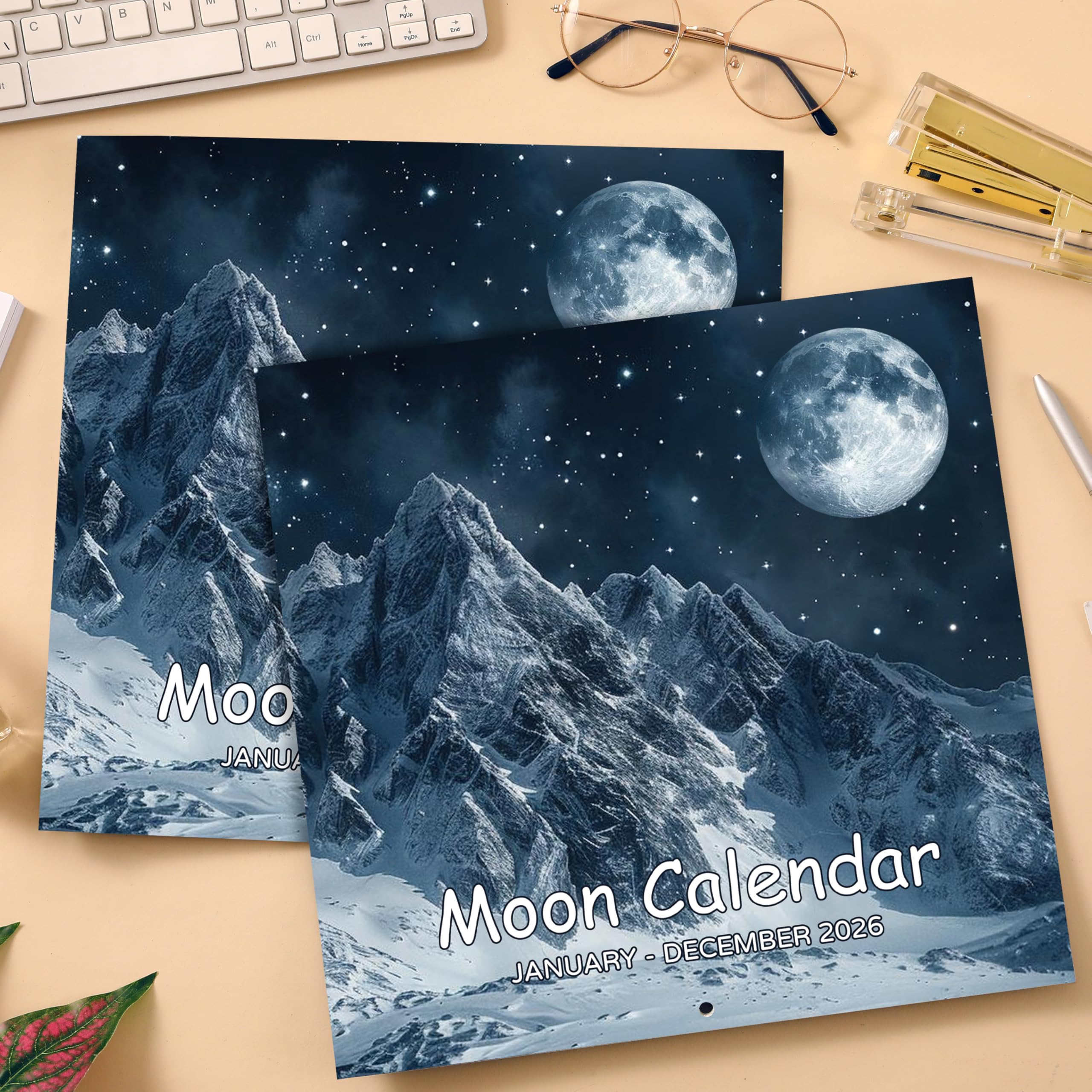 Amazon.com: 2026 Wall Calendar - Moon Calendar 2026, Jan. 2026