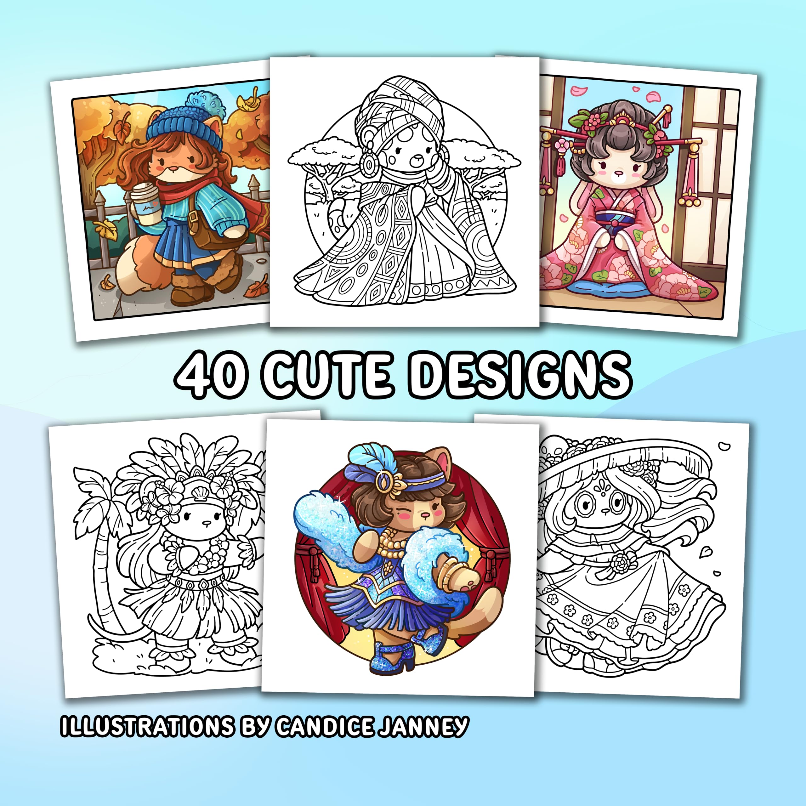 Cozy Fashion: Cute Coloring Book for Adults and Teens with Trendy Clothing Designs and Iconic Styles for Relaxation
