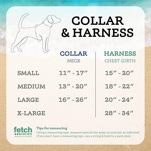 Miniatura 4 de Wags & Wiggles Arnés de PVC impermeable tricolor - Pequeño  Arnés de PVC impermeable azul marino y amarillo para perros  Perfecto para verano