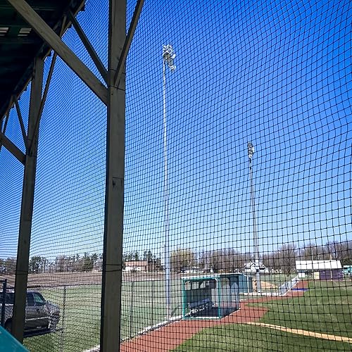 Miniatura 3 de #36 Red de protección de béisbol de nailon anudado retorcido