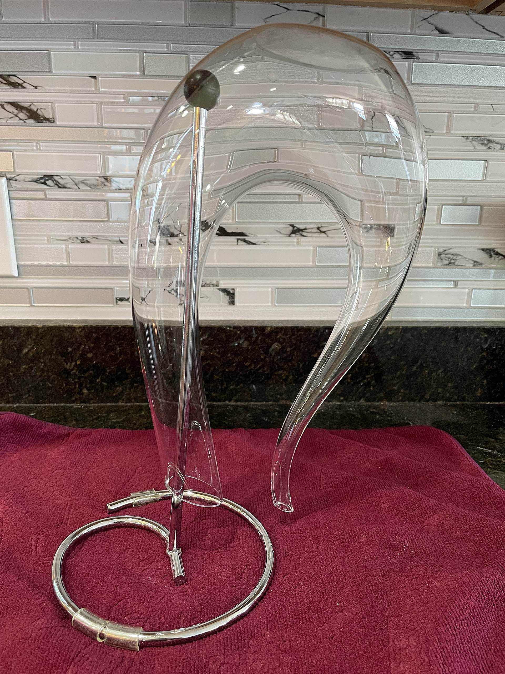 Happy Hour Blown Glass Wine Decanter