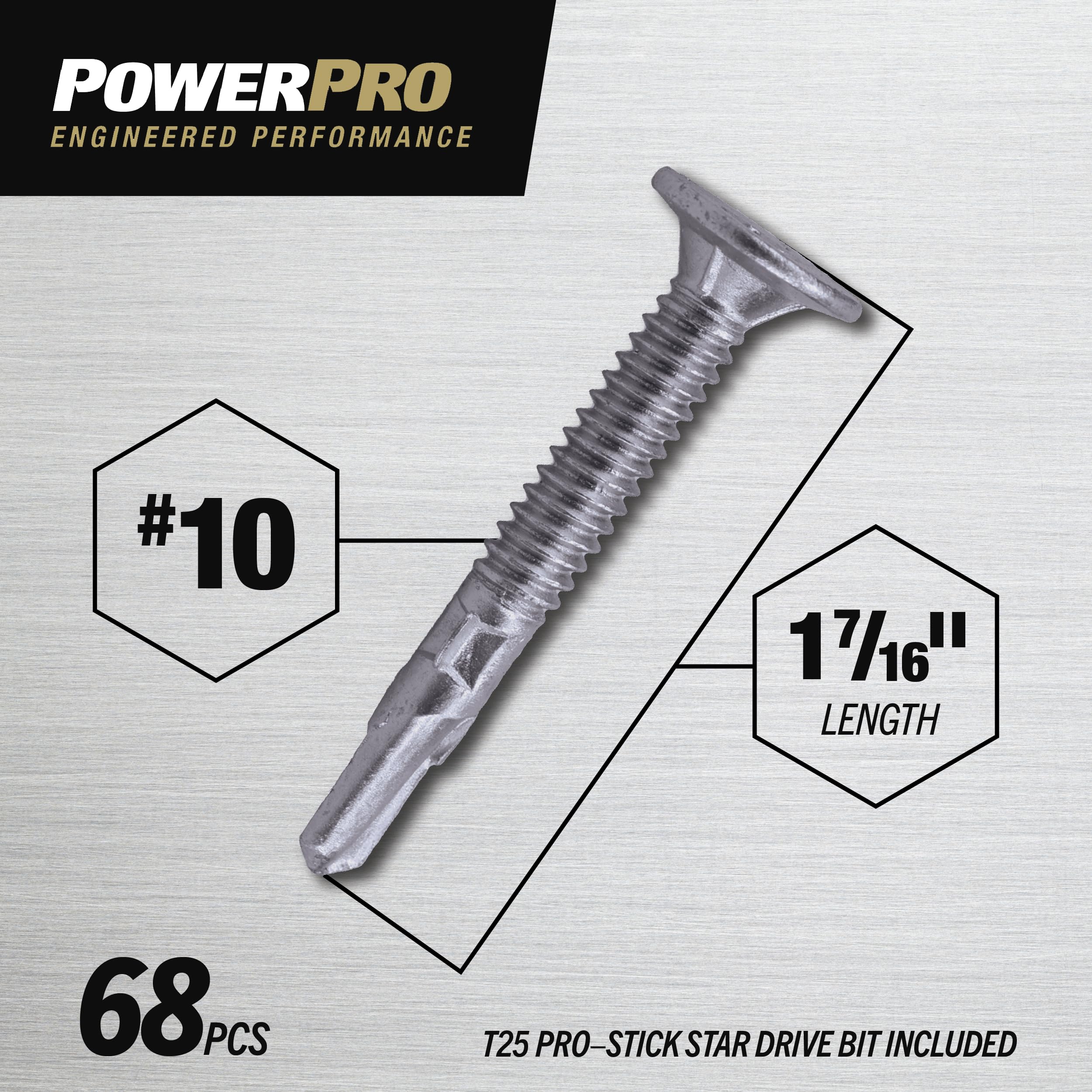 Amazon.com: Power Pro Premium Star Drive Wafer Sheet Metal Screws