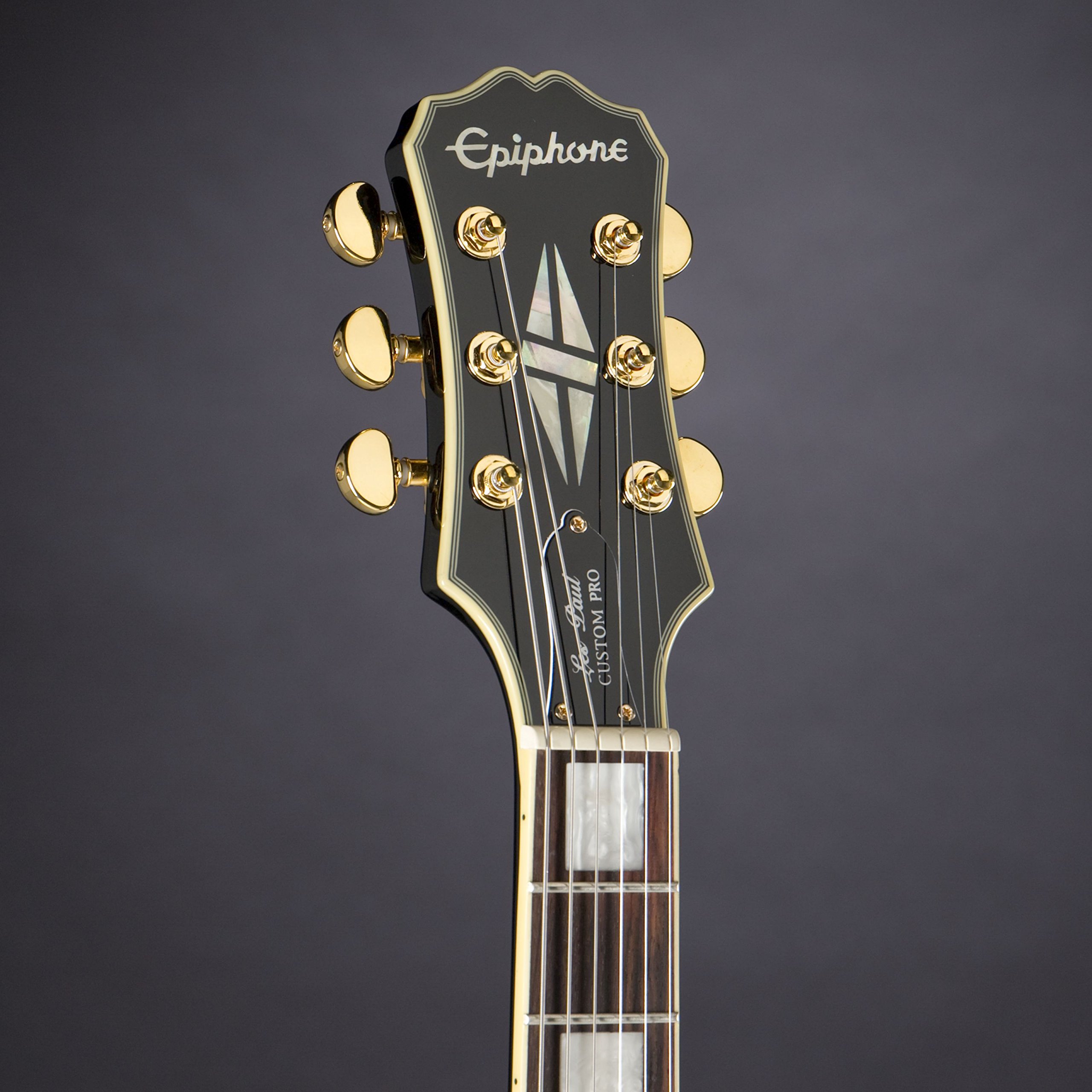 Epiphone ENCTEBGH1 Les Paul Custom Pro Chitarra Elettrica con ProBuckers e Coil-Tapping, Ebano