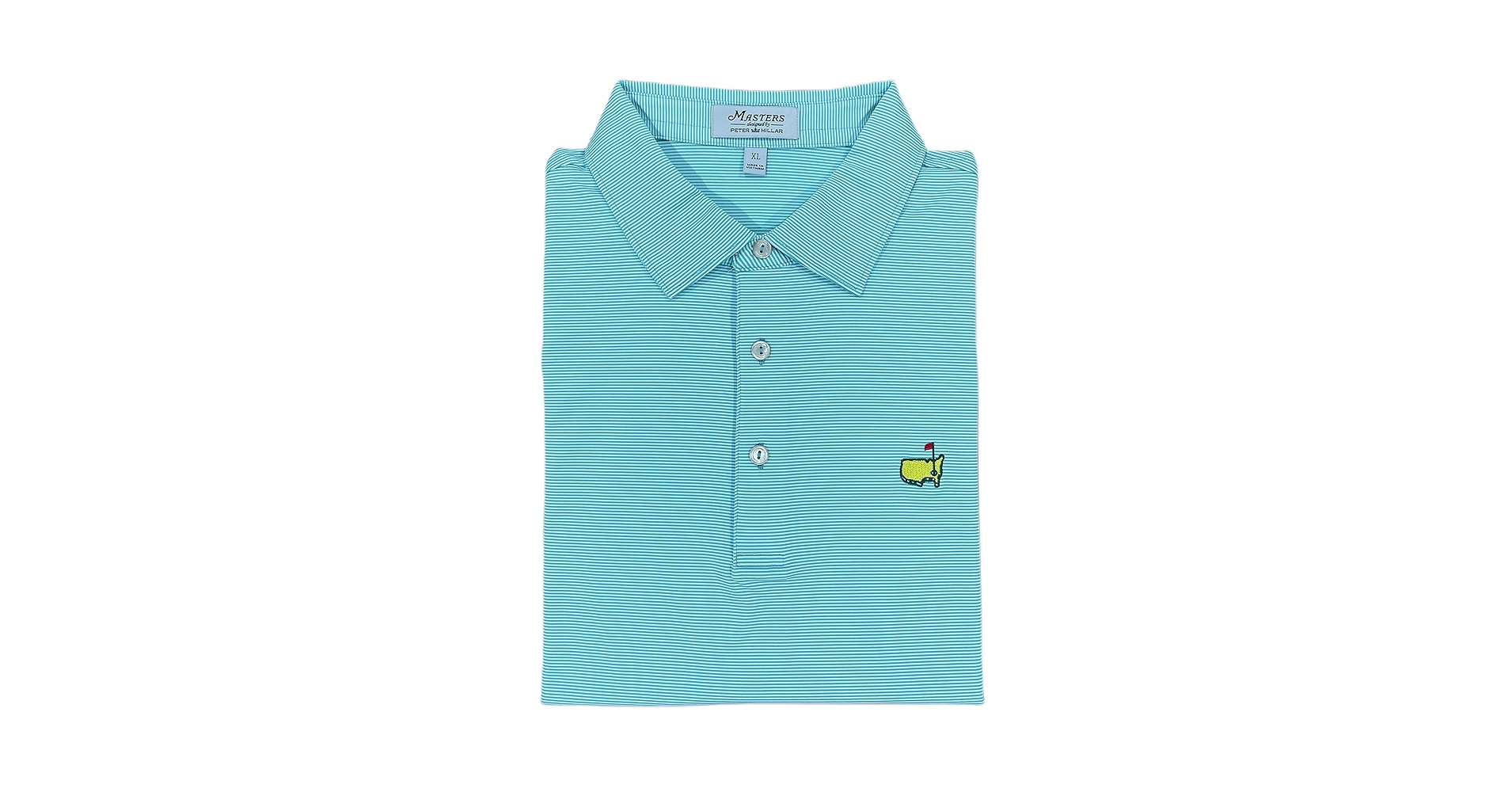 PETER MILLAR ポロシャツ Mサイズ ライトブルー PETER MILLAR ポロシャツ Mサイズ ライトブルー PETER MILLAR Masters
