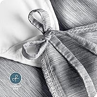 Vista 67 de Bare Home Funda de edredón extra larga – Premium 1800 súper suave – Funda de edredón ligera y fresca – Ropa de cama suave y transpirable