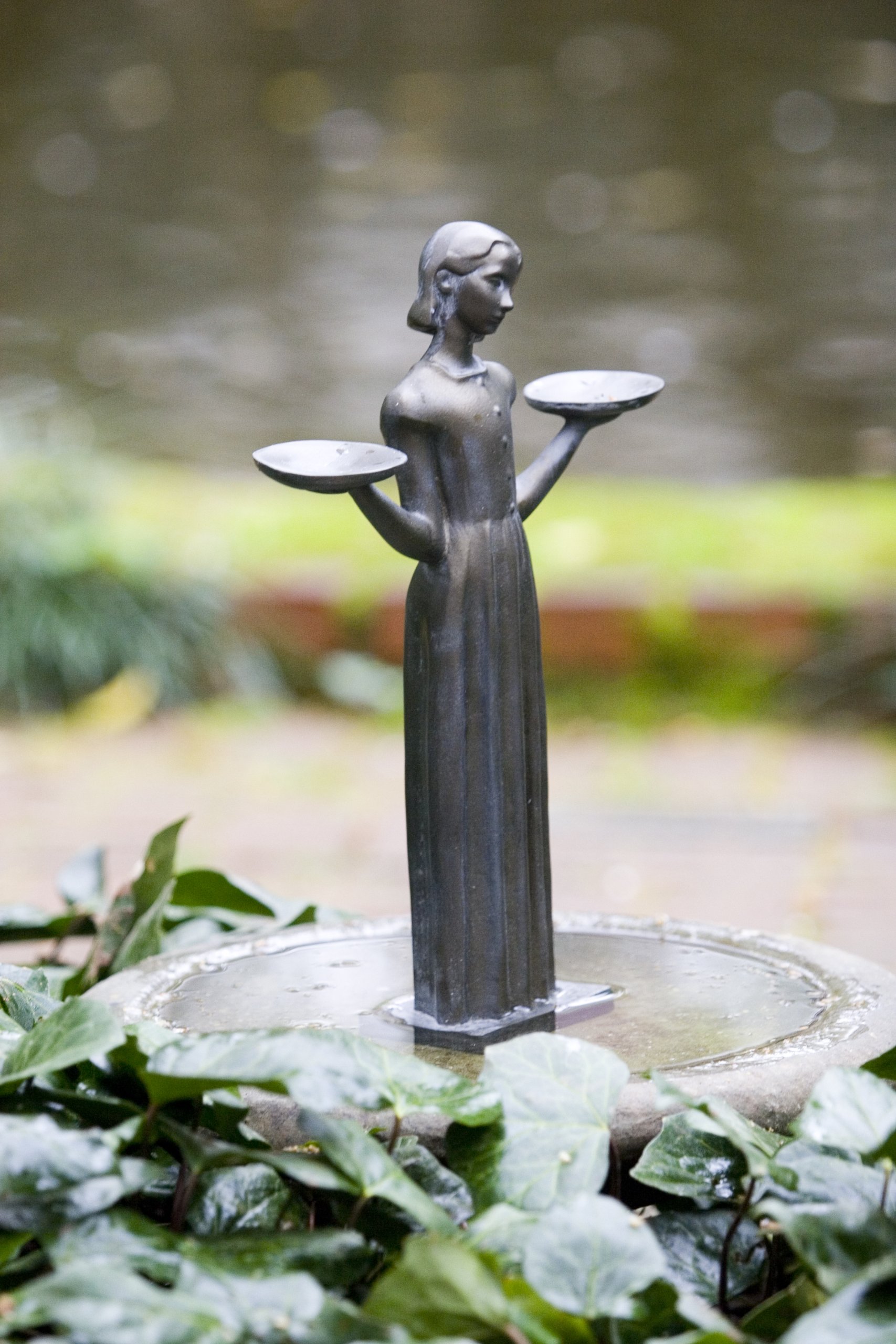 Amazon.com: Potina Bird Girl Miniature Statue 15h : Toys & Games