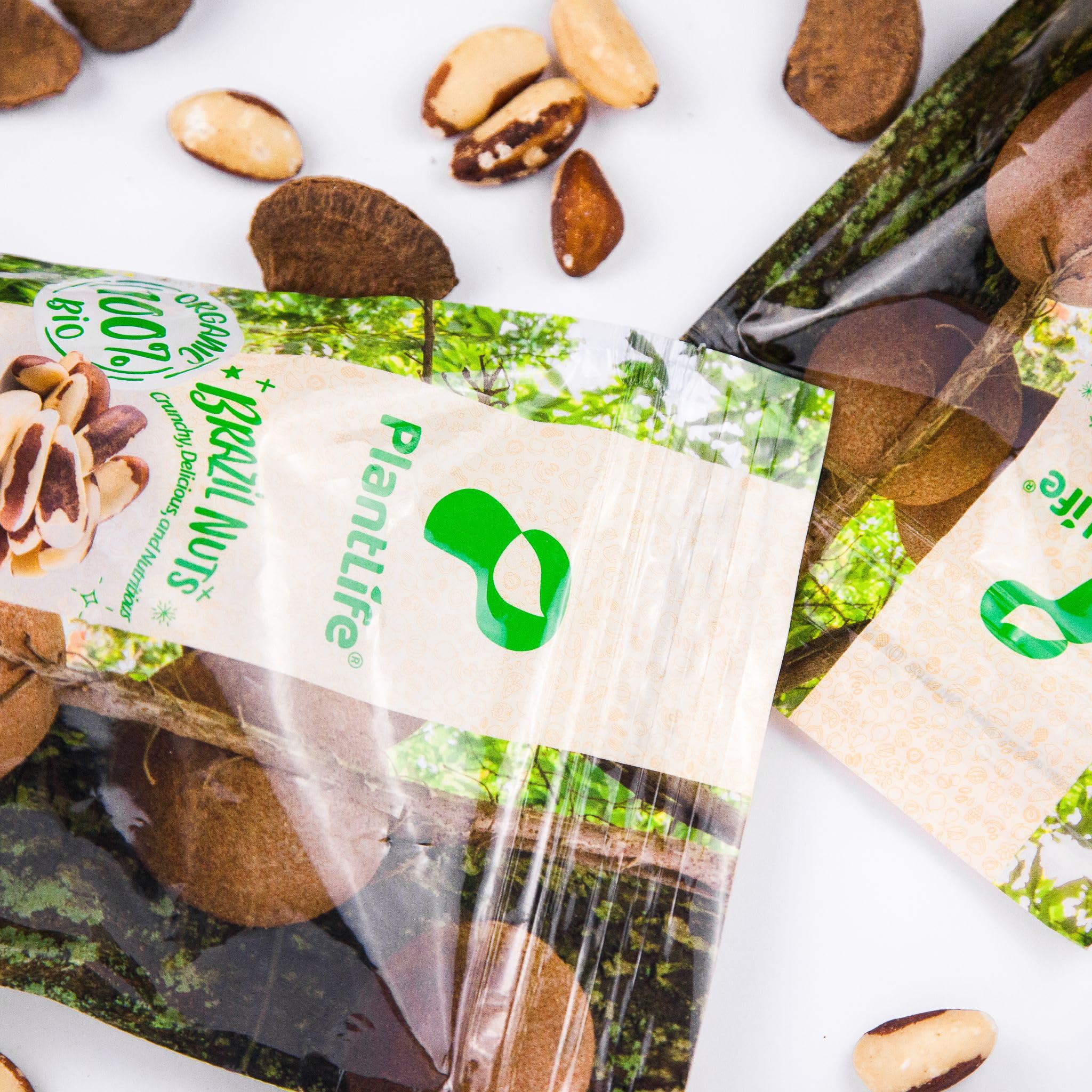 PlantLife BIO Paranusskerne 1kg - Rohe, Unbehandelte und Naturbelassene Paranüsse