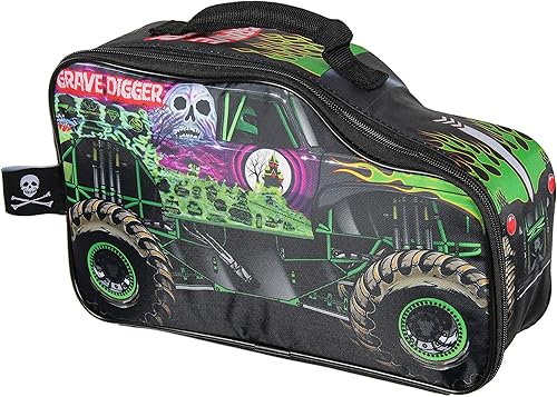 Monster Jam Grave Digger - Bolsa de almuerzo grande con forma de camión