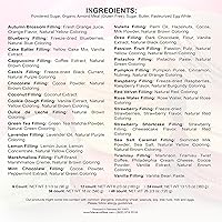 Vista 2 de Macarons franceses - Paquete de 5 unidades (azul y blanco)