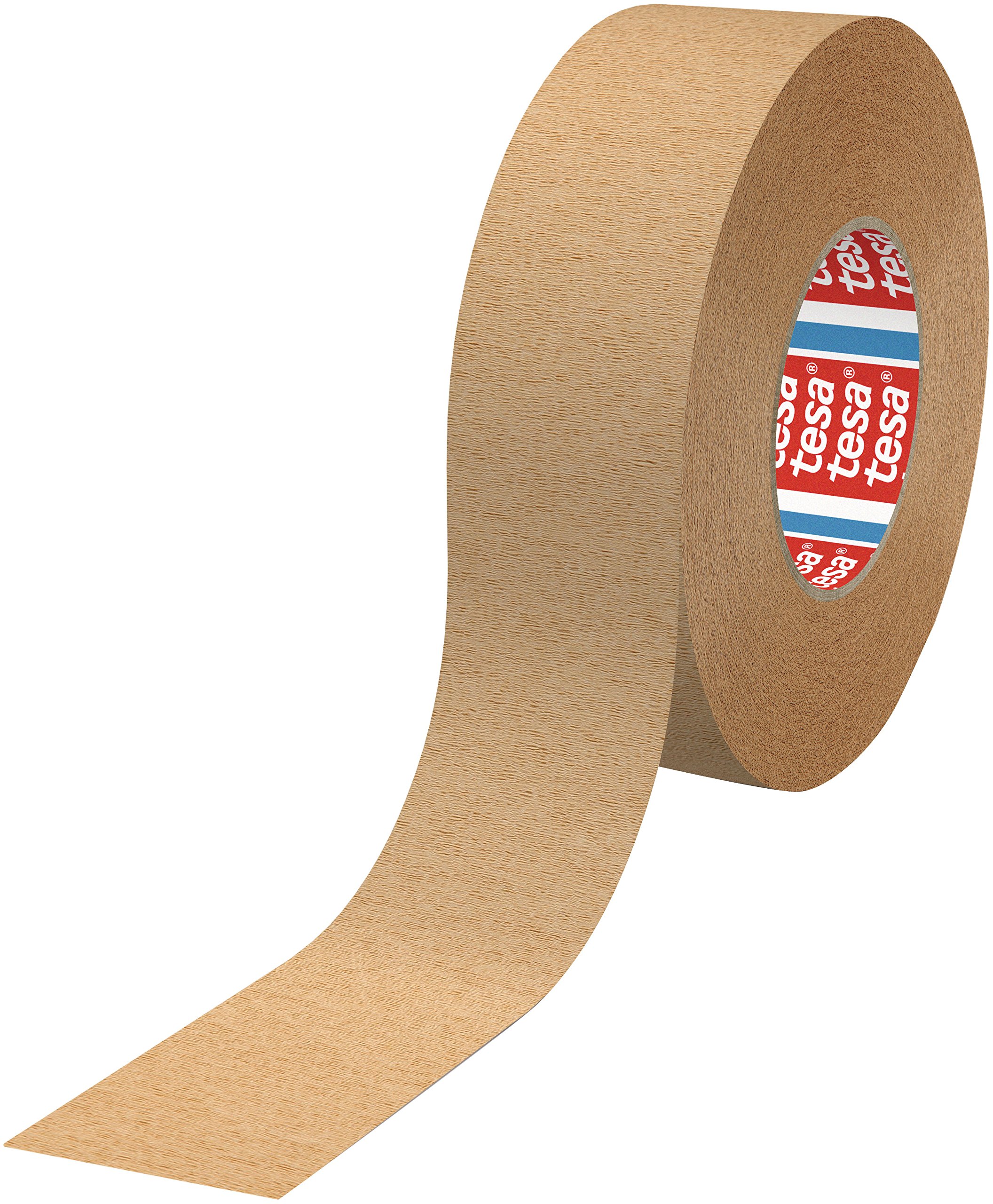 Tesa 4319 hochg ekrepptes nastro adesivo in carta per imbianchini e imballaggio iniettabili, 50 m x 50 mm, 6 pezzi, 04319 – 00012 – 00