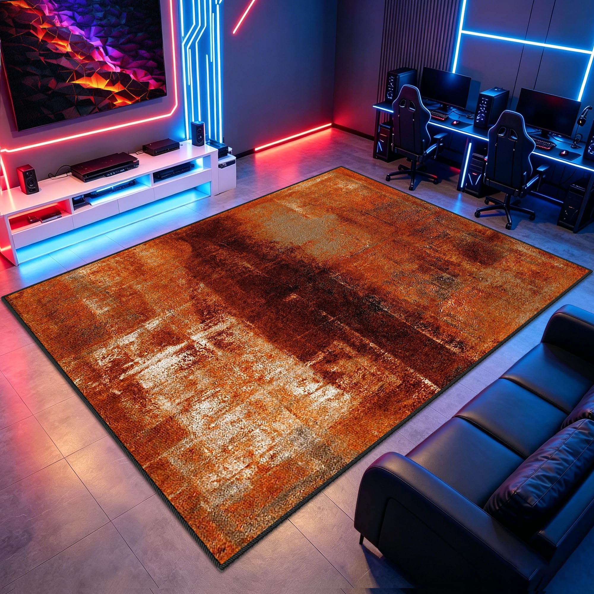 Tapis de sol de jeu antidérapant 180 x 200 cm pour protéger le sol des chambres