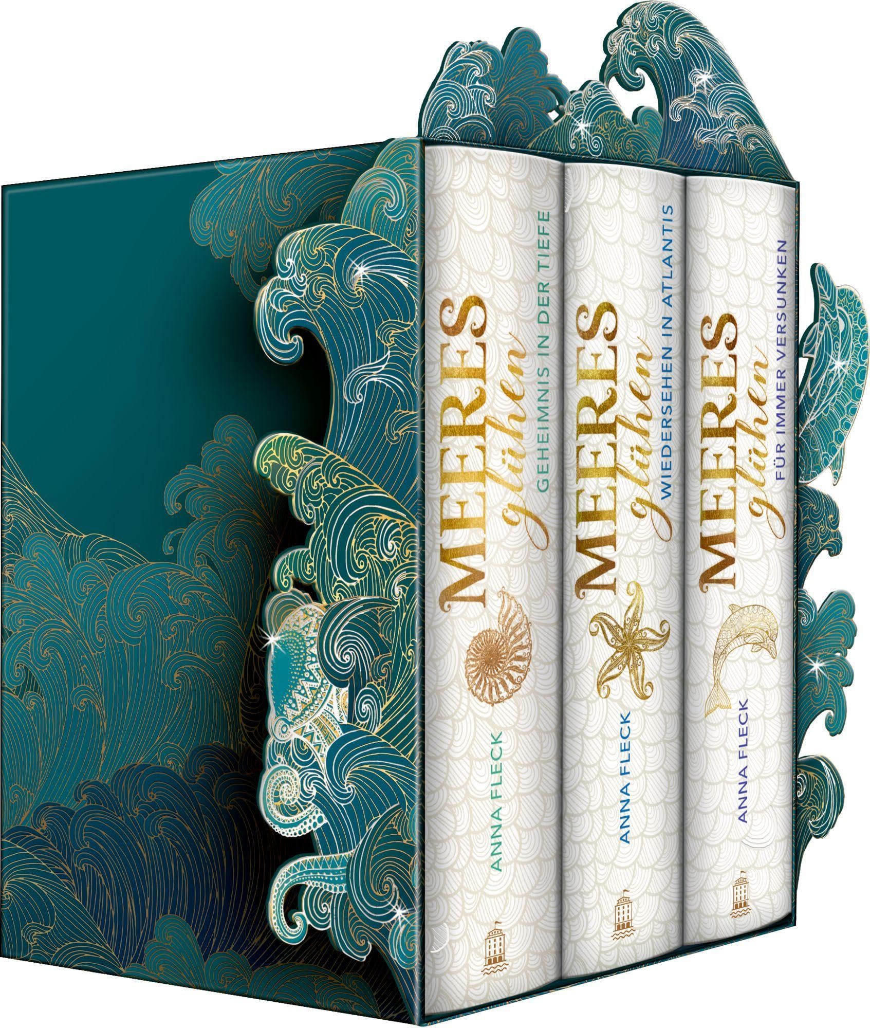 Schmuckschuber Meeresglühen-Trilogie: inkl. Booklet mit 3 neuen Geschichten: Rückkehr nach Atlantis