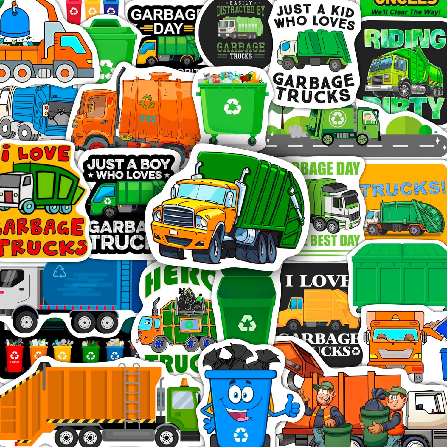 Garbage Truck Stickers