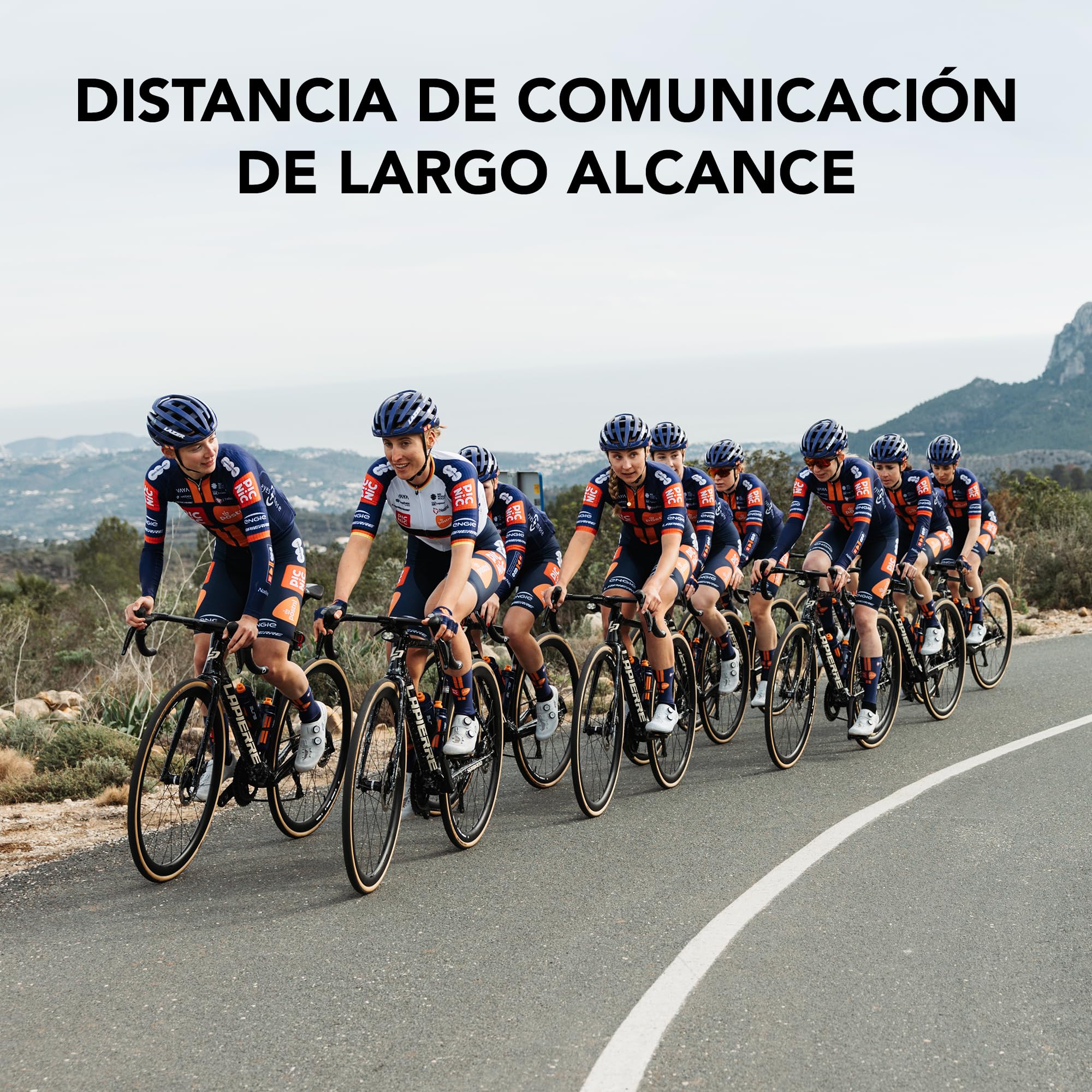 Sena BiKom 20 Sistema de Comunicación para Ciclismo, Mesh Ligero Que Pesa sólo 20 Gramos (Blanco/Negro, Paquete Doble)