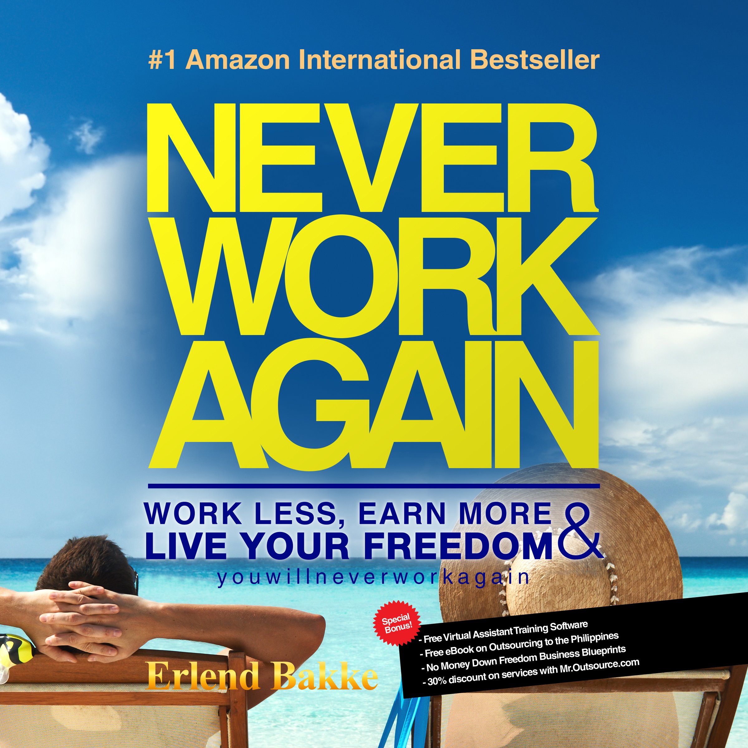 Cover art for Never Work Again