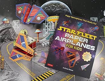 Space Planes 　　Andrew Dewar Record Breaking Paper Airplanes Kit: Make Paper Planes Based