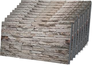 | 3D Wall Panels | Natural Brick Effect Cladding Styrofoam | Ideal for K...