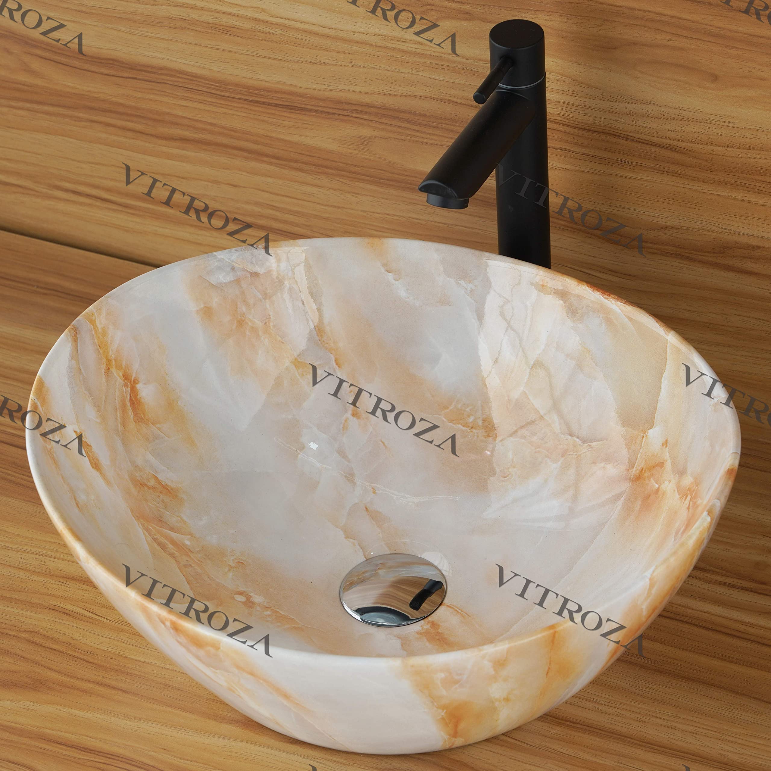 Designer Table Top Ceramic Wash Basin for Bathroom Thin Rim Vessel Sink (GLOSSY_BOAT_15) (B0BL16WDLL) Amazon Price History, Amazon Price Tracker