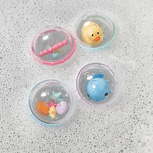 Miniatura 4 de Munchkin Float and Play Bubbles - Juguete de baño 4 unidades
