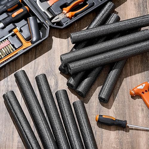 Vista 36 de Amylove 12 tubos de espuma de 3.3 pies, tubo de espuma aislante, tubo de agua aislante, piscina, fideos de natación, tubos de preservación de calor