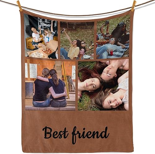 Dipopizt Manta personalizada con foto, manta personalizada con texto, manta personalizada para sofá, manta personalizada para Navidad, novio, papá,