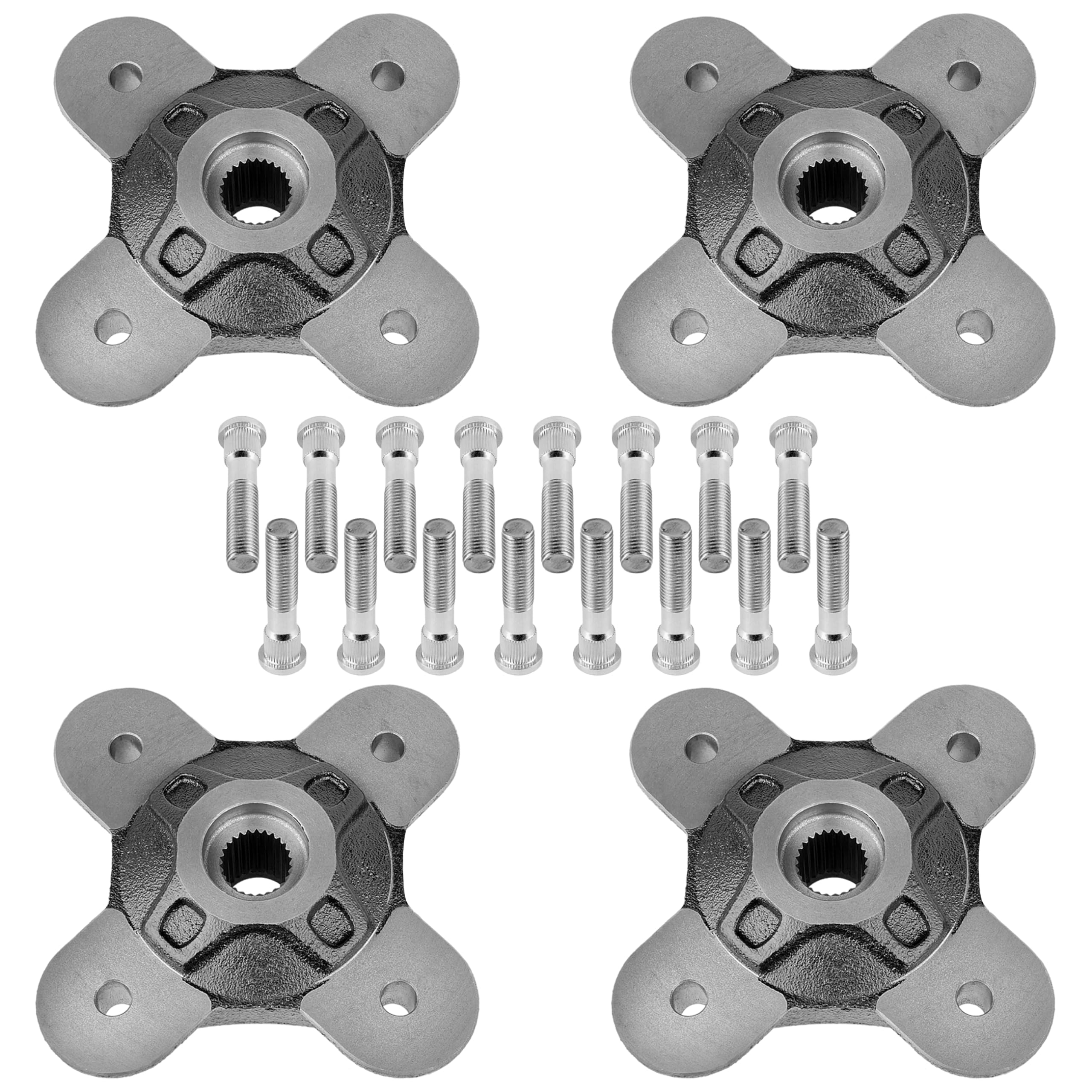 Amazon.com: Caltric 4 Front Rear Wheel Hub with Bolt Compatible