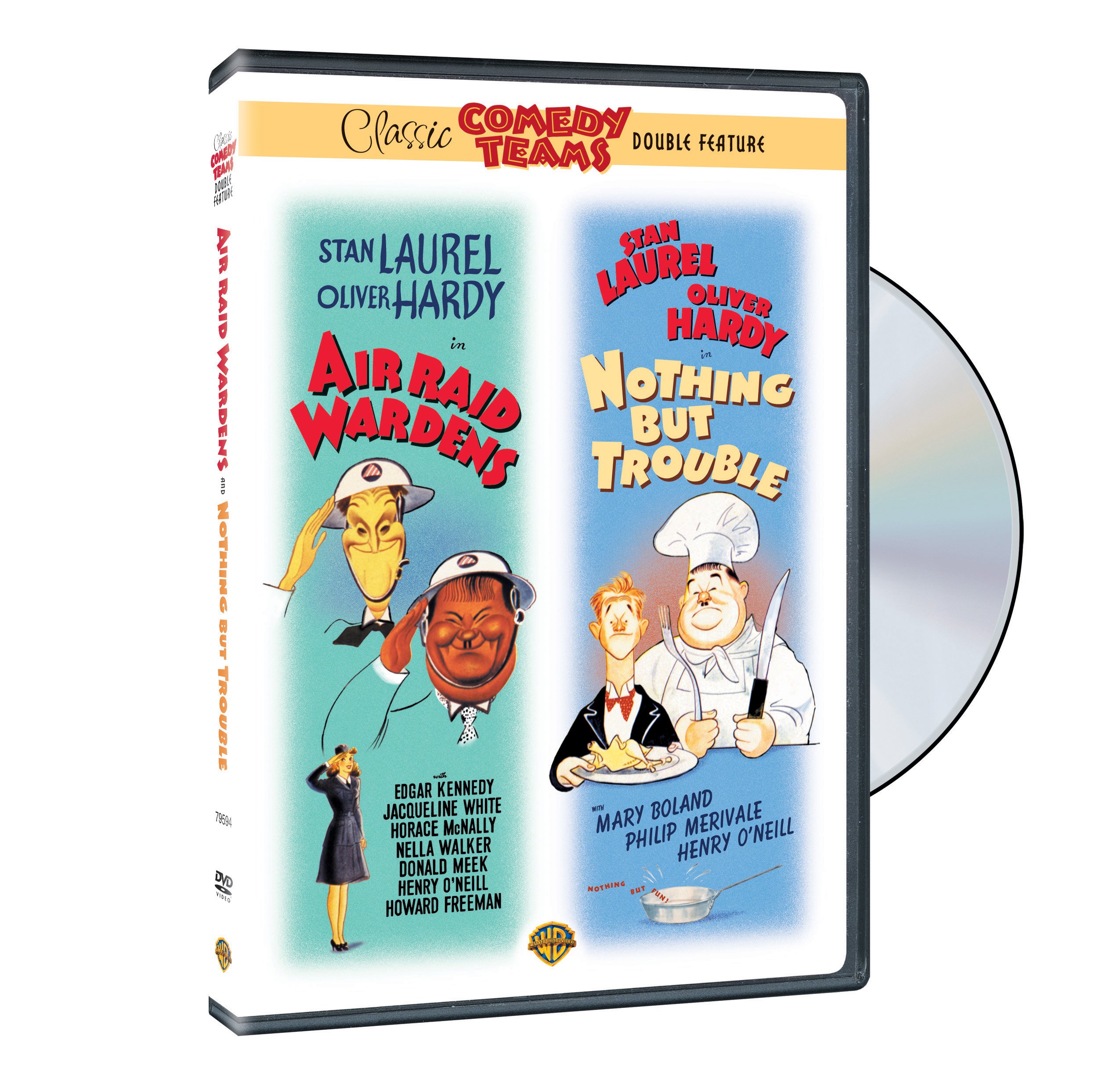 Laurel and Hardy: Air Raid Wardens (1943) / Nothing But Trouble (1944) [DVD]