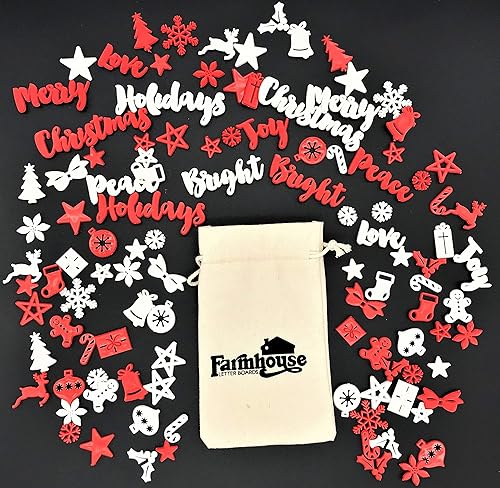 Miniatura 3 de Juego de letras navideñas para tableros de letras de fieltro intercambiables, personajes de 34 pulgadas (incluye símbolos de Navidad, palabras