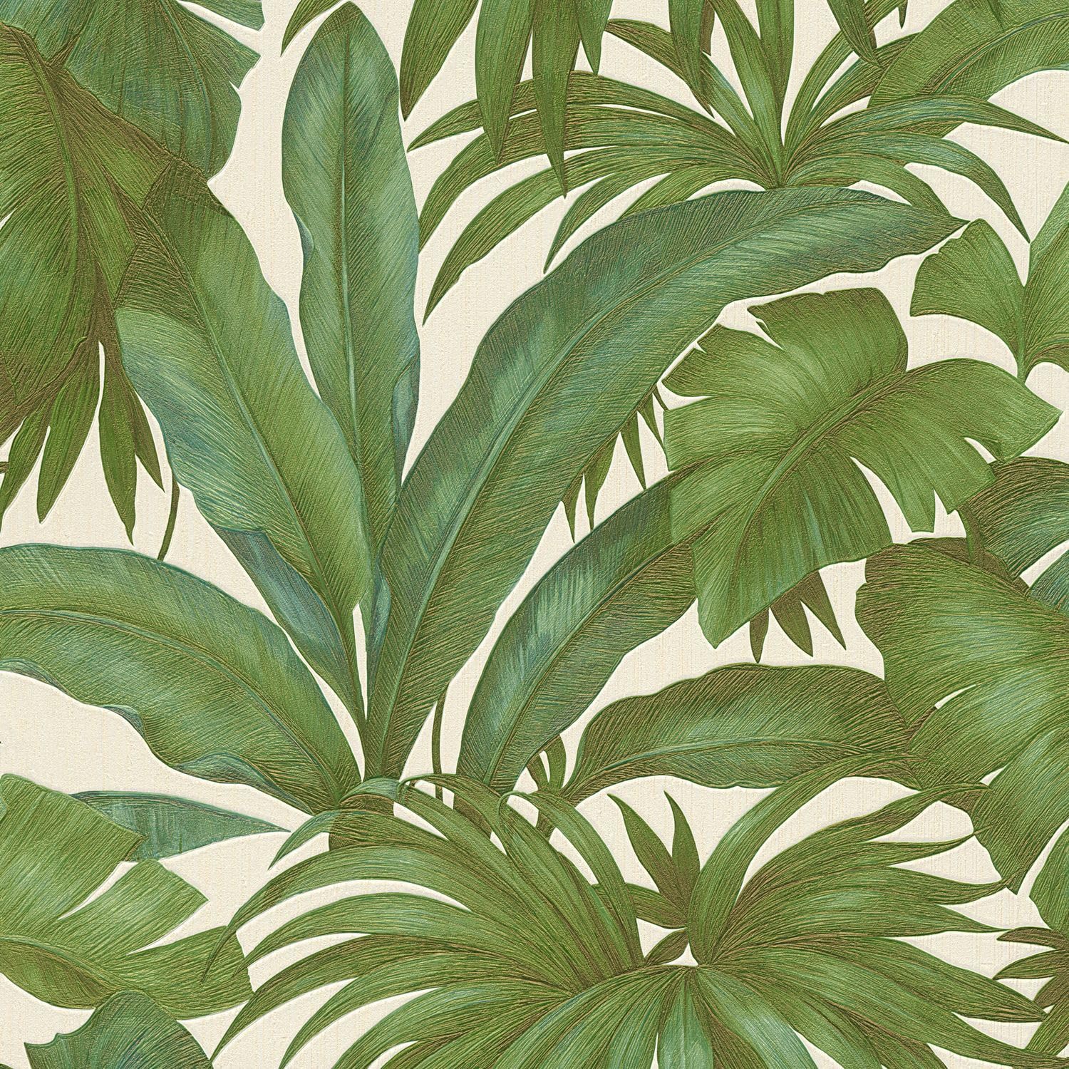 Papier Peint Jungle Tropicale Anti-Déchirure Tapisserie Intissée Profhome
