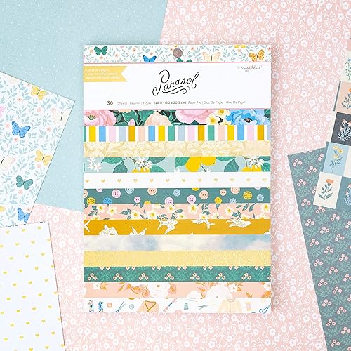 Miniatura 5 de AMERICAN CRAFTS Almohadilla de papel 6x8, sombrilla Maggie Holmes