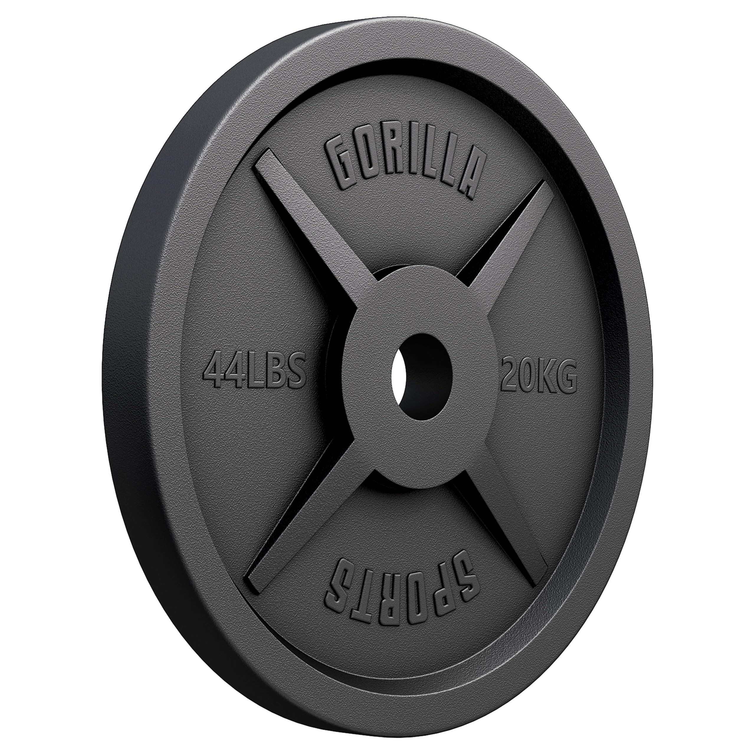 GORILLA SPORTS® Olympia Hantelscheiben - 1,25kg, 2,5kg, 5kg, 10kg, 15kg, 20kg, 25kg, 30kg Gewichte, 50mm Bohrung, Gusseisen, Einzeln/Set - Gewichtsscheiben, Hantelscheiben-Set, Hanteln