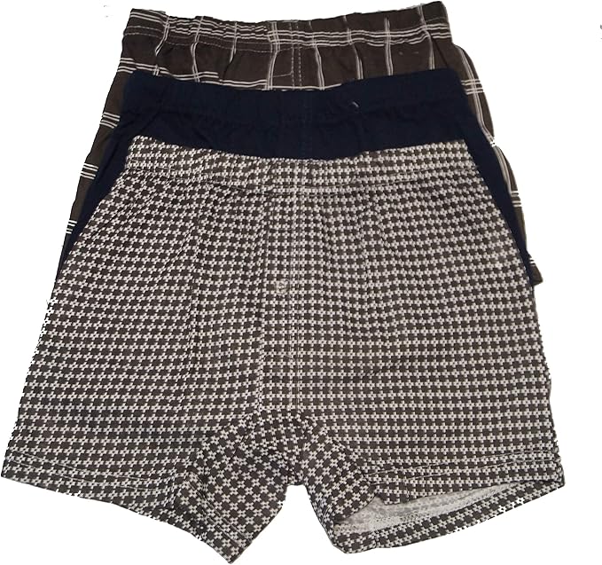 Mens 3 Pack Classic Sports Boxer Shorts, Button Fly, S,M,XL,XXL (Extra