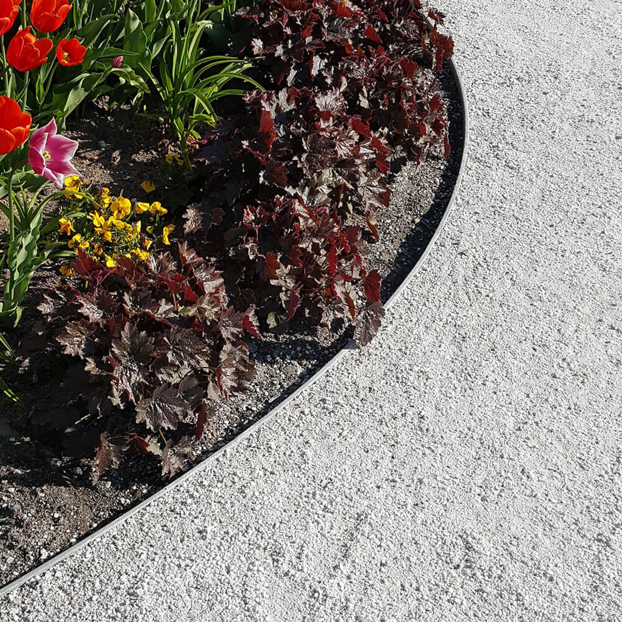 blizz-z terraflex Weg- und Beeteinfassung Aluminium - Länge 3 m - 1 Stück