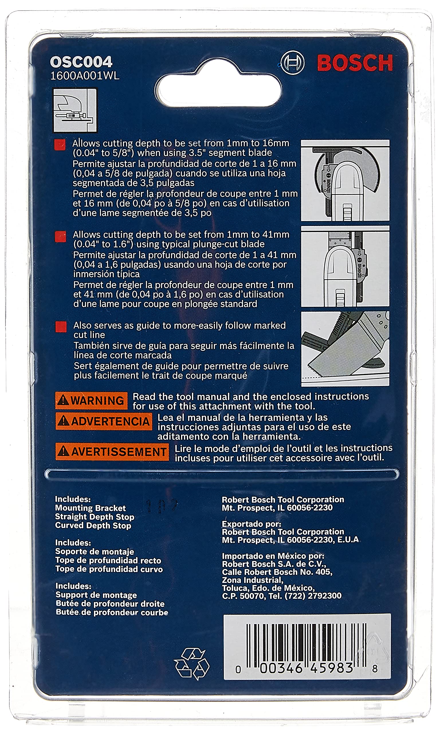 BOSCH OSC004 Depth Stop Kit for MX30E 