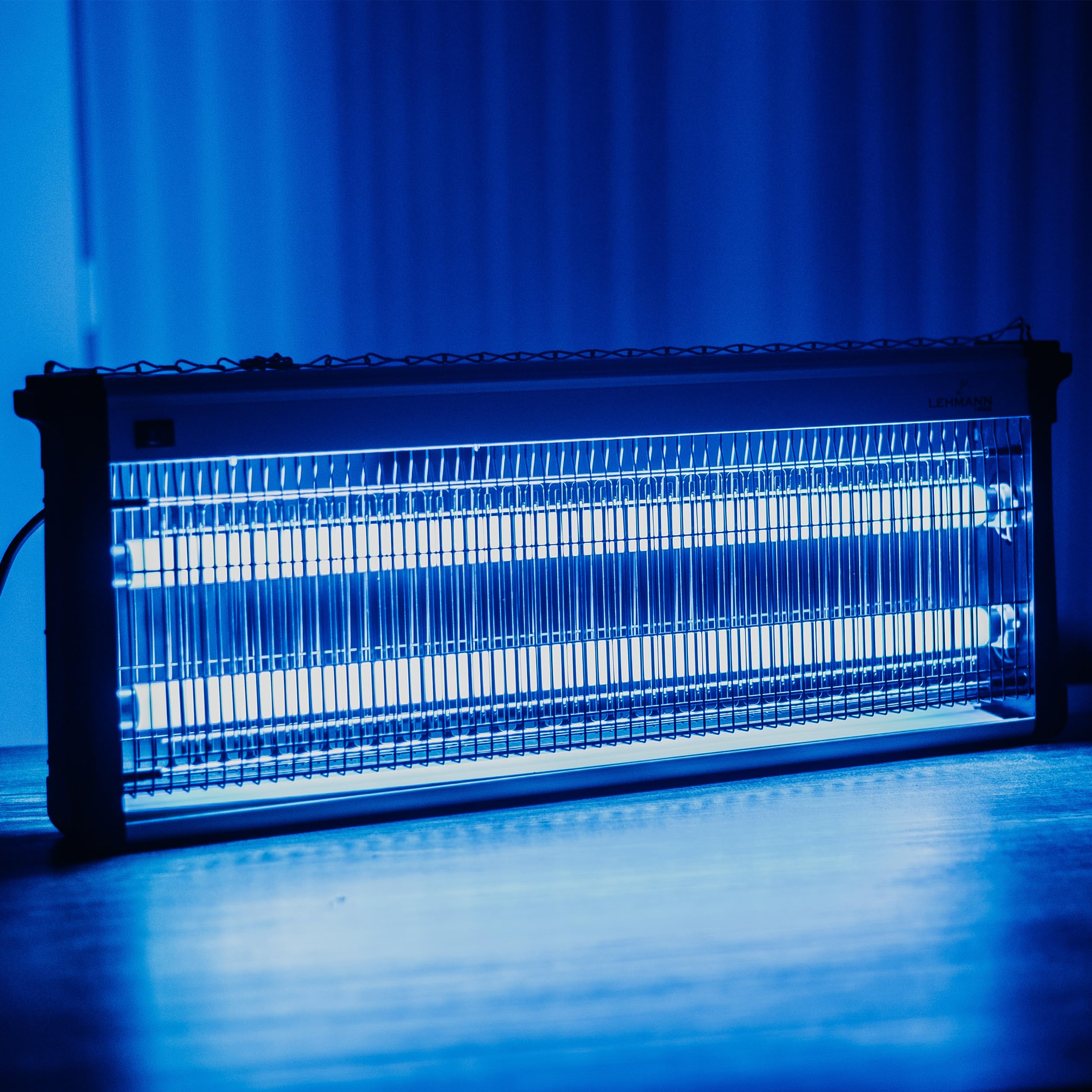 Trappola Elettrica Per Zanzare Con Luce UV 2x6W, Lampada Per Insetti Fino A 30 M², Alluminio, Perel