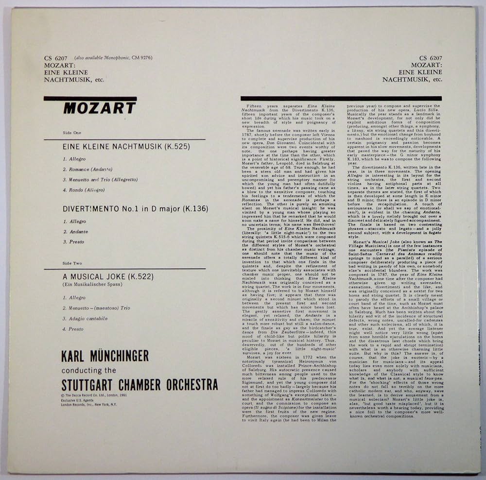 その他 Eine Kleine Nachtmusik / Divertimento [CD] Wolfgang Amadeus Mozart, Neville Marriner, Academy of St