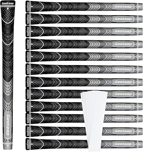 Miniatura 17 de Geoleap Golf Grips Set of 13- Grips with Tapes and Grips with All Repair Kits for Choice,Hybrid Golf Club Grips All Weather Contral, High Feedback &