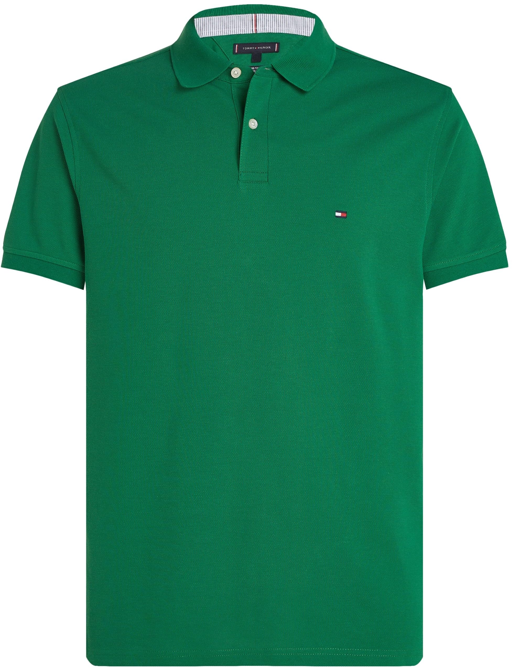 Tommy Hilfiger Uomo Maglietta Polo Maniche Corte Regular Fit con Chiusura con Bottoni