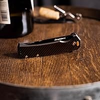 Vista 23 de OUTDOOR EDGE Razor VX5 - Cuchillo de bolsillo plegable EDC de hoja reemplazable Hoja de 3 pulgadas, rodamientos de bolas de cerámica, mango