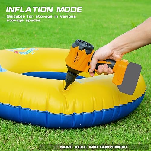 Miniatura 6 de Soplador de polvo inalámbrico para batería DEWALT de 20 V, aspiradora 2 en 1 limpieza de hojas sin escobillas motor limpiador de velocidad variable