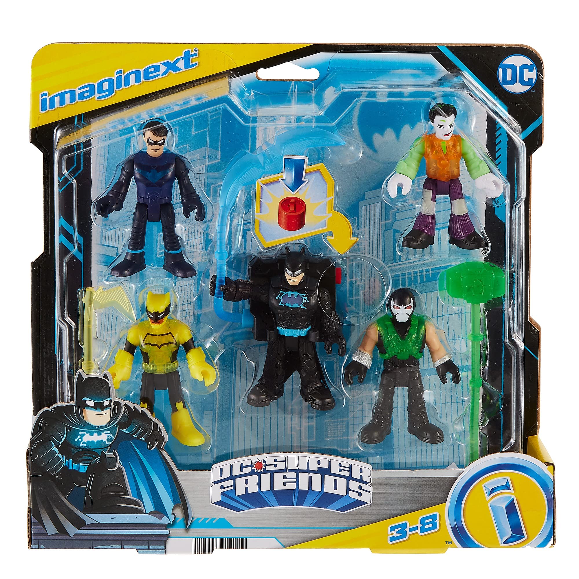 FisherPrice Imaginext DC Super Friends BatTech MultiPack, set of 5