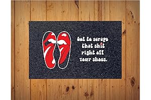 Rolling Stones Inspired Sweet Virginia Doormat: Express Your Love for Rock 'n' Roll!