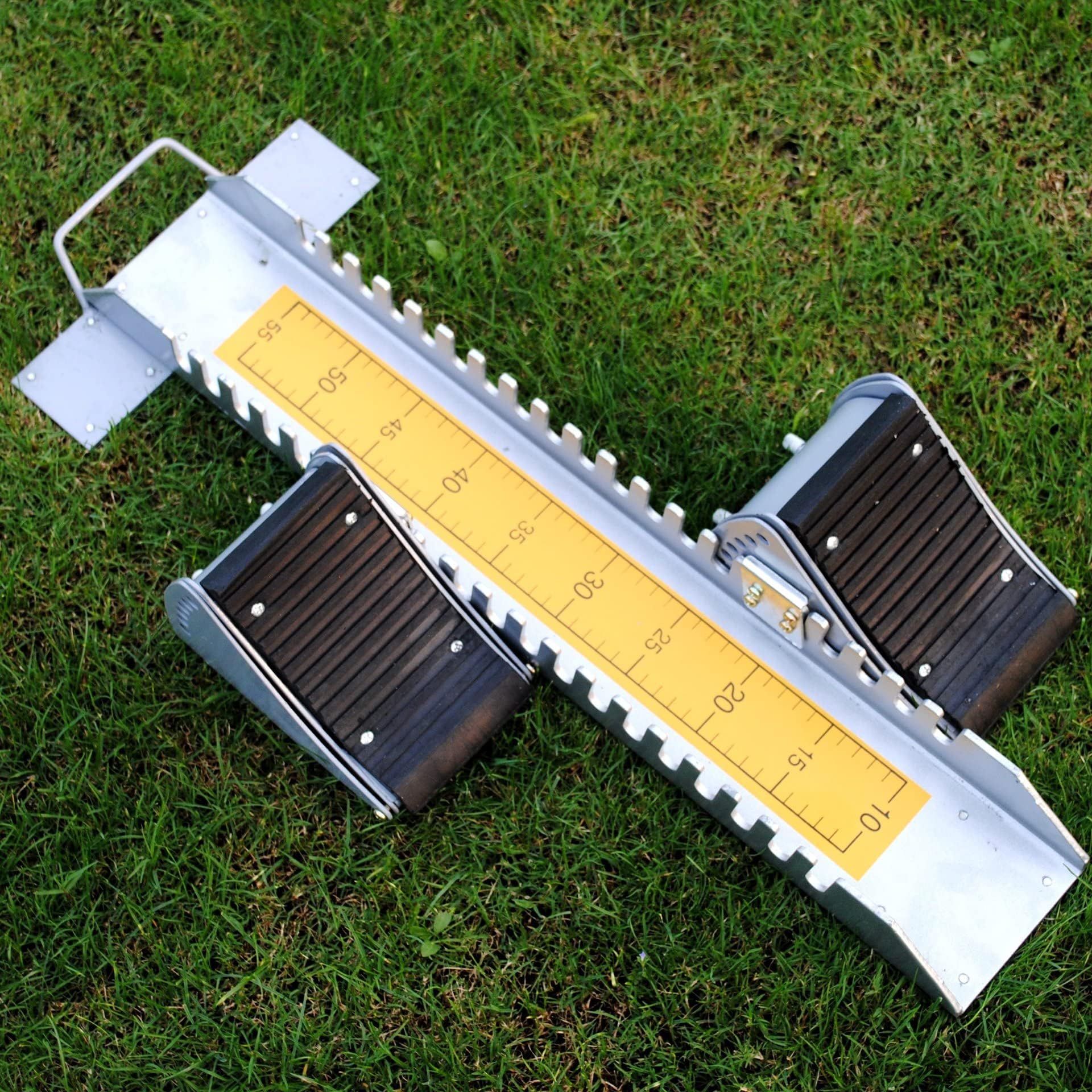 Lightning Starting Blocks Sprinter Pedals 6 Angle Adjustable Sprinters Track and Field Aluminum Suitable for Plastic Runway Cinder Track 25in